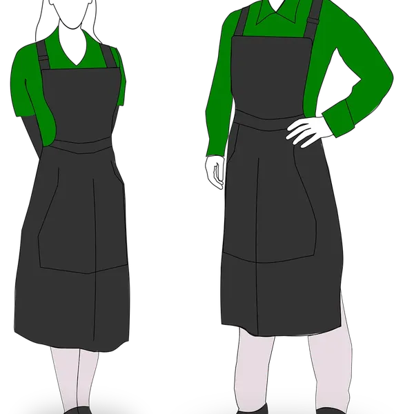 Swing Embroidered Apron